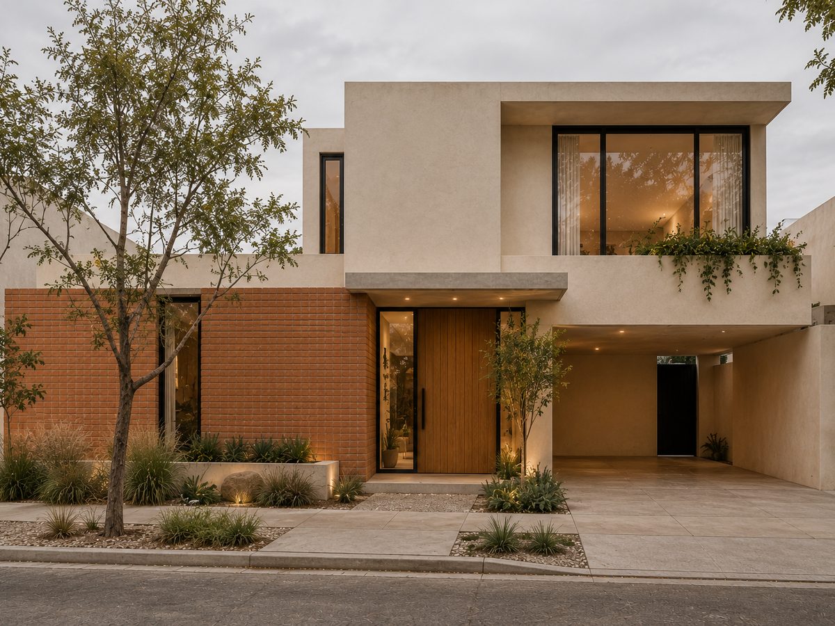 Casa nueva recién construida